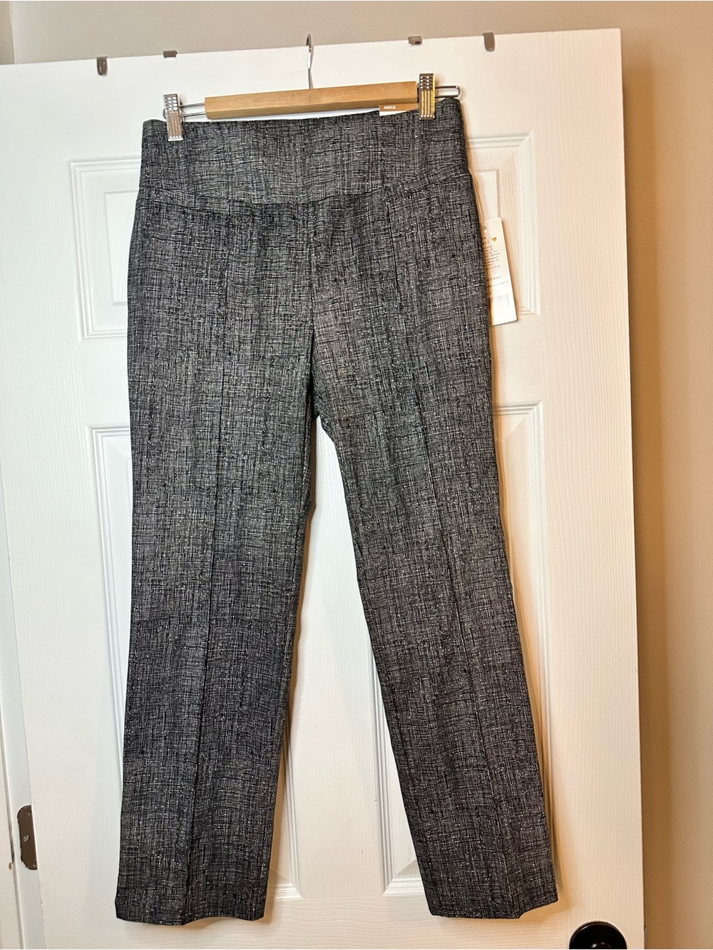 Cooper & Ella Black White Ankle Pants Women’s Size 4 NWT